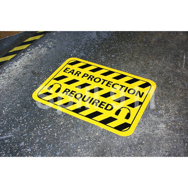 Ear Protection Required Floor Marker- Model FM02